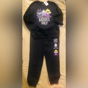 2 Piece Set Evil Queen Black Sweat Suit| Fashion Nova|Size Small|NEW